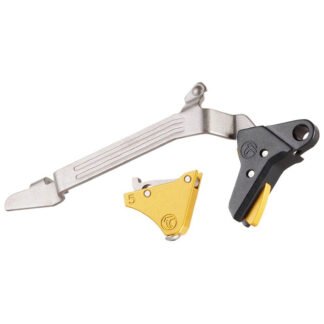 TIMNEY TRIGGERS Alpha Competition Gold Trigger for Glock Gen 5 Large Frame (Alpha-Glock-5-Large-Gold)