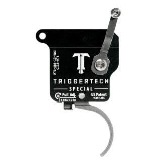 TRIGGERTECH Remington 700 Special LH Traditional Curved Trigger with Bolt Release (R7L-SBS-13-TBC)