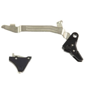 TIMNEY TRIGGERS Alpha Competition Pivot Safety Black Trigger for Glock Gen 5 (Alpha-Glock-Pivot-5-Black)